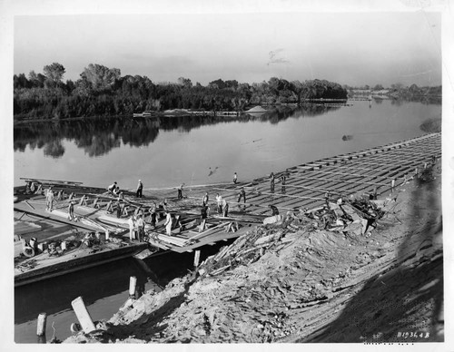 Building a Revetment Along the River