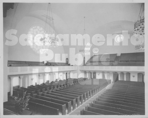 Westminster Presbyterian Church Interior, Looking Toward Rear of Nave