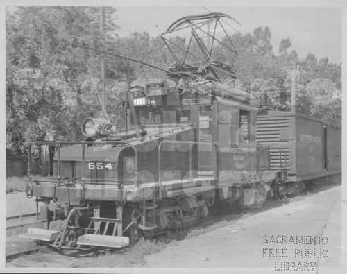 Sacramento Northern Railway Locomotive Number 654