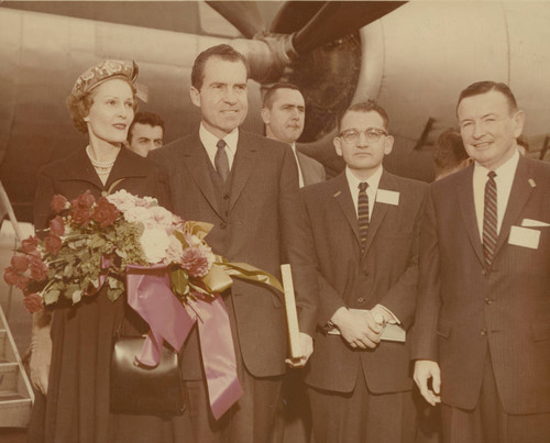 Richard and Pat Nixon in Sacramento