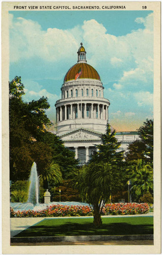 Front View State Capitol, Sacramento, California