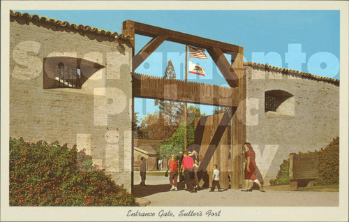 Entrance Gate, Sutter's Fort