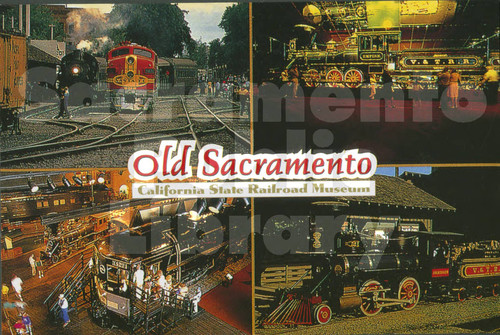 Old Sacramento, California State Railroad Museum, Train Engines