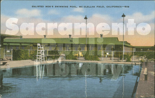 Enlisted Men's Swimming Pool, McClellan Field, California