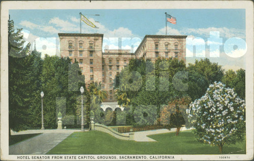 Hotel Senator from State Capitol Grounds, Sacramento, California