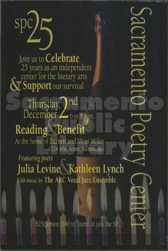 Sacramento Poetry Center 25th Anniversary Celebration