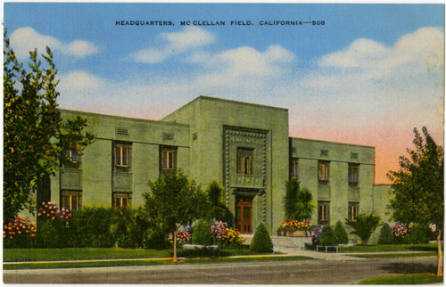 Headquarters, McClellan Field, California