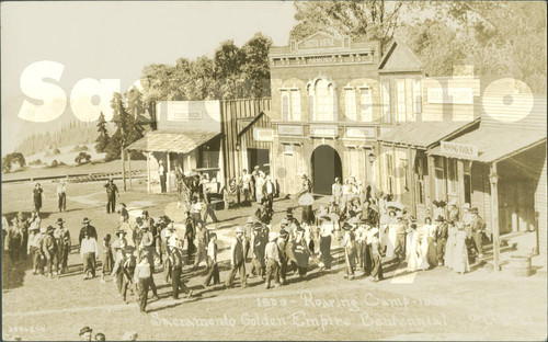 1839 Roaring Camp - 1939, Sacramento Golden Empire Centennial -With Sutter Rifle Armory/HR Covey and Co