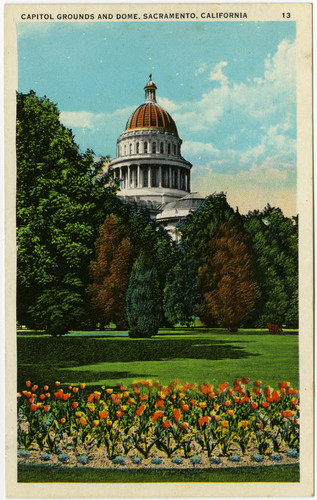 Capitol Grounds and Dome,Sacramento,California