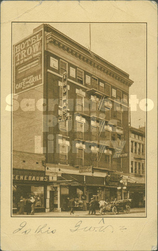 Bldg Containing Hotel Trow - Published by Edward H. Mitchell