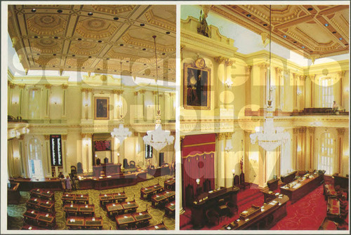 California State Capitol, Legislative Chambers