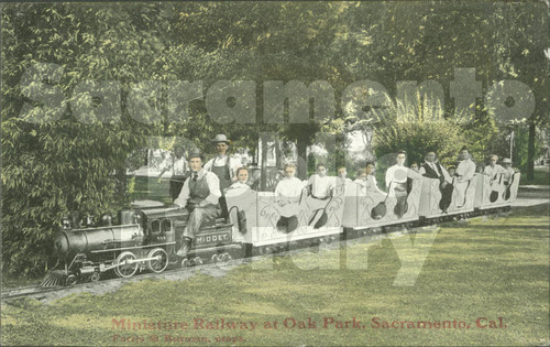 Miniature Railway at Oak Park, Sacramento, Cal