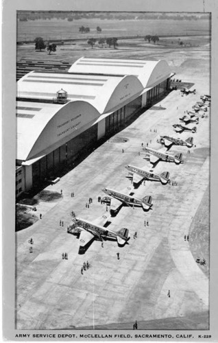 Army Service Depot, McClellan Field, Sacramento, California