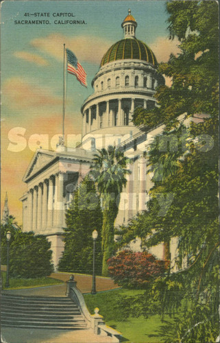 State Capitol, Sacramento, Cal. - W.C. Spangler