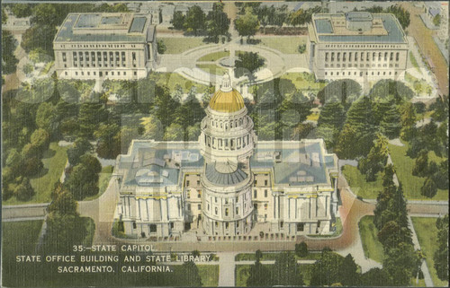 State Capitol, State Office Building and State Library