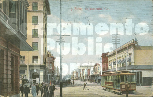 J Street, Sacramento, Cal. - M. Rieder