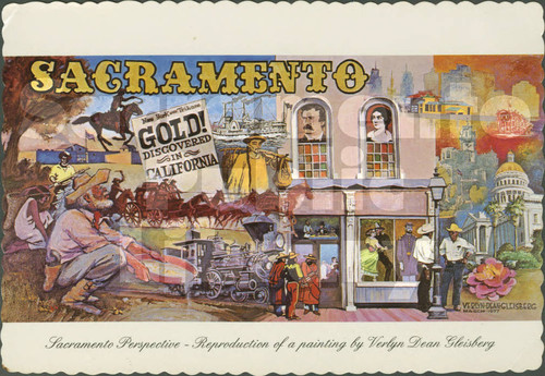 Sacramento Perspective - Reproduction of a Painting by Verlyn Dean Gleisberg