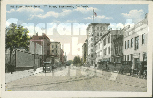 8th Street South from I Street, Sacramento, California - E.C. Kropp Co