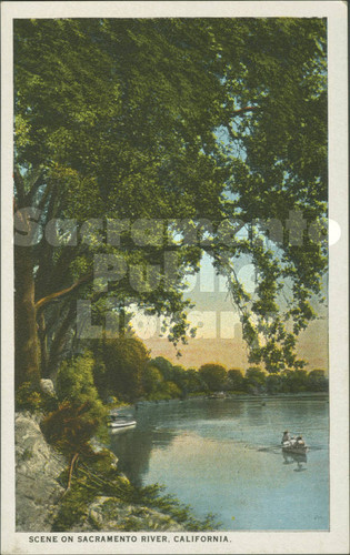 Scene on Sacramento River, California