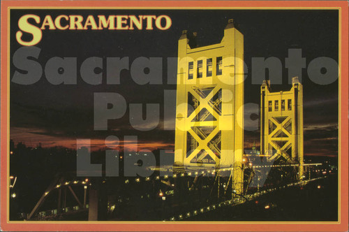 Sacramento, California - Tower Bridge in Stark Contrast