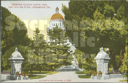 Entrance to State Capitol Park