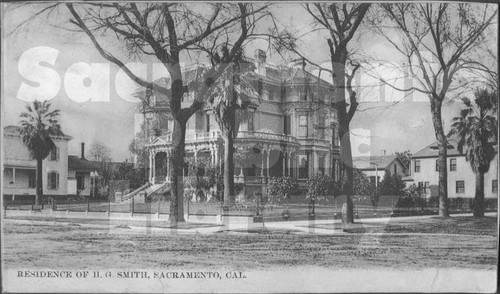 Residence of H.G. Smith, Sacramento, Cal. - Blank Back