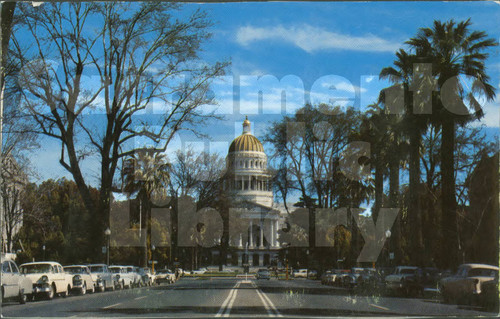 California's State Capitol from the Mall, Sacramento, Cal