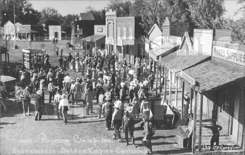 1839 Roaring Camp - 1939, Sacramento Golden Empire Centennial - with Miner's Supplies