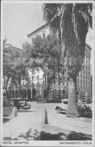 Hotel Senator, Sacramento, Calif. - Black and White