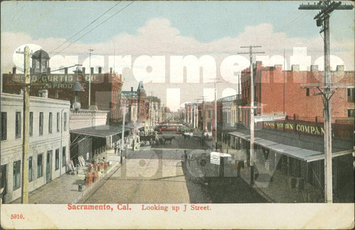 Sacramento, Cal., Looking up J Street - The PCK Series