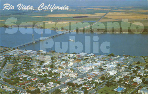 Aerial View of Rio Vista, California