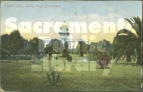 Capitol Park, Looking West, Sacramento