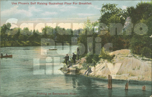 Fishing on Sacramento River - Use Phoenix Self Raising Buckwheat Flour for Breakfast