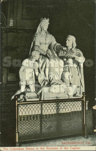 The Columbus in the Rotunda of the Capitol