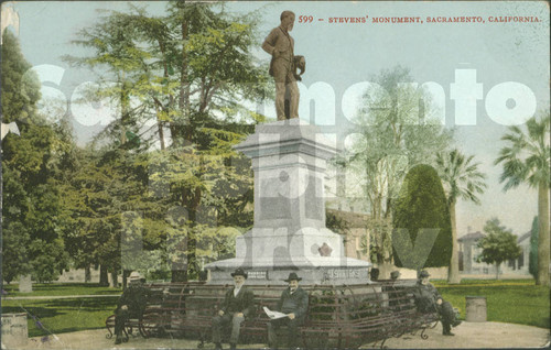 Stevens Monument, Sacramento, California - Mitchell, PCK