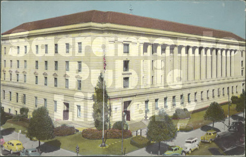 U.S. Post Office, Sacramento, Cal., from above