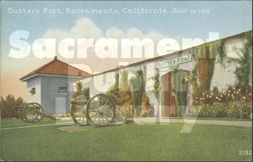 Sutter's Fort, Sacramento, California - Built in 1839