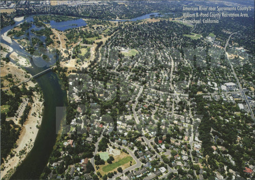 American River near Sacramento County's William B. Pond Recreation Area, Carmichael, California