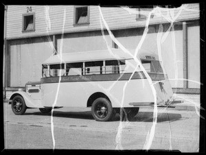 Carl Curtis School bus, Southern California, 1935