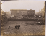 Foundation site of fifth Oakland City Hall, 1911