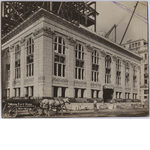 First tier stone facade of Oakland City Hall, July 1912