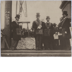 Masonic ceremony at the laying of the cornerstone at Oakland City Hall, October 1911