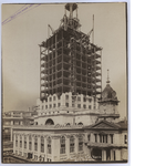 Framework of second tier and cupola of Oakland City Hall, October 1912