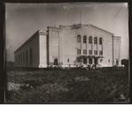 North and West elevations of nearly completed Oakland Municipal Auditorium, circa 1914