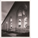 Night view of Oakland Municipal Auditorium, circa 1986