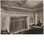 View of stage in the Oakland Municipal Auditorium Theater, circa 1914