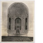 Exterior niche B, "Consolation of the Arts," Oakland Municipal Auditorium, circa 1914