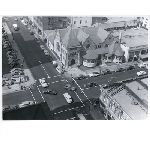 Bird's eye view of First Church of Christ, Scientist, northwest corner of 17th and Franklin Streets, Oakland, 1902