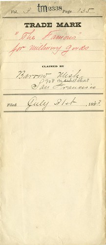 Old Series Trademark No. 2338