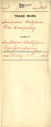 Old Series Trademark No. 3409